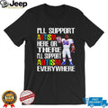 New York Giants Lawrence Taylor Autism Awareness Support T Shirt