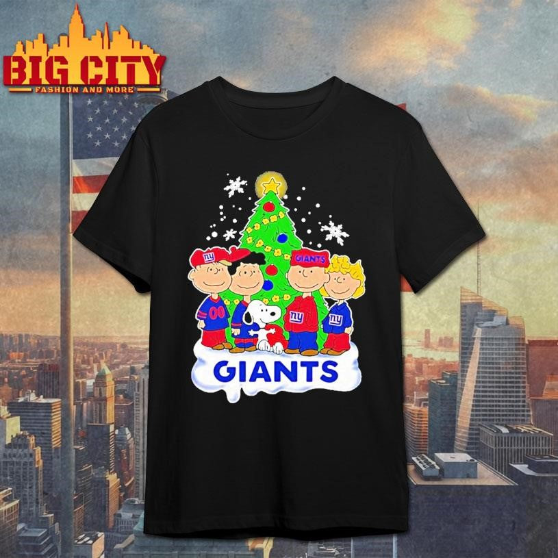 New York Giants X The Peanuts Christmas 2025 Shirt