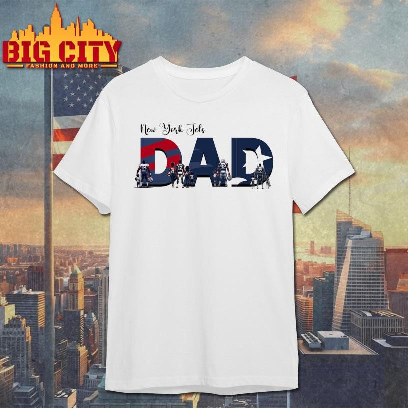 New York Jets dad logo shirt