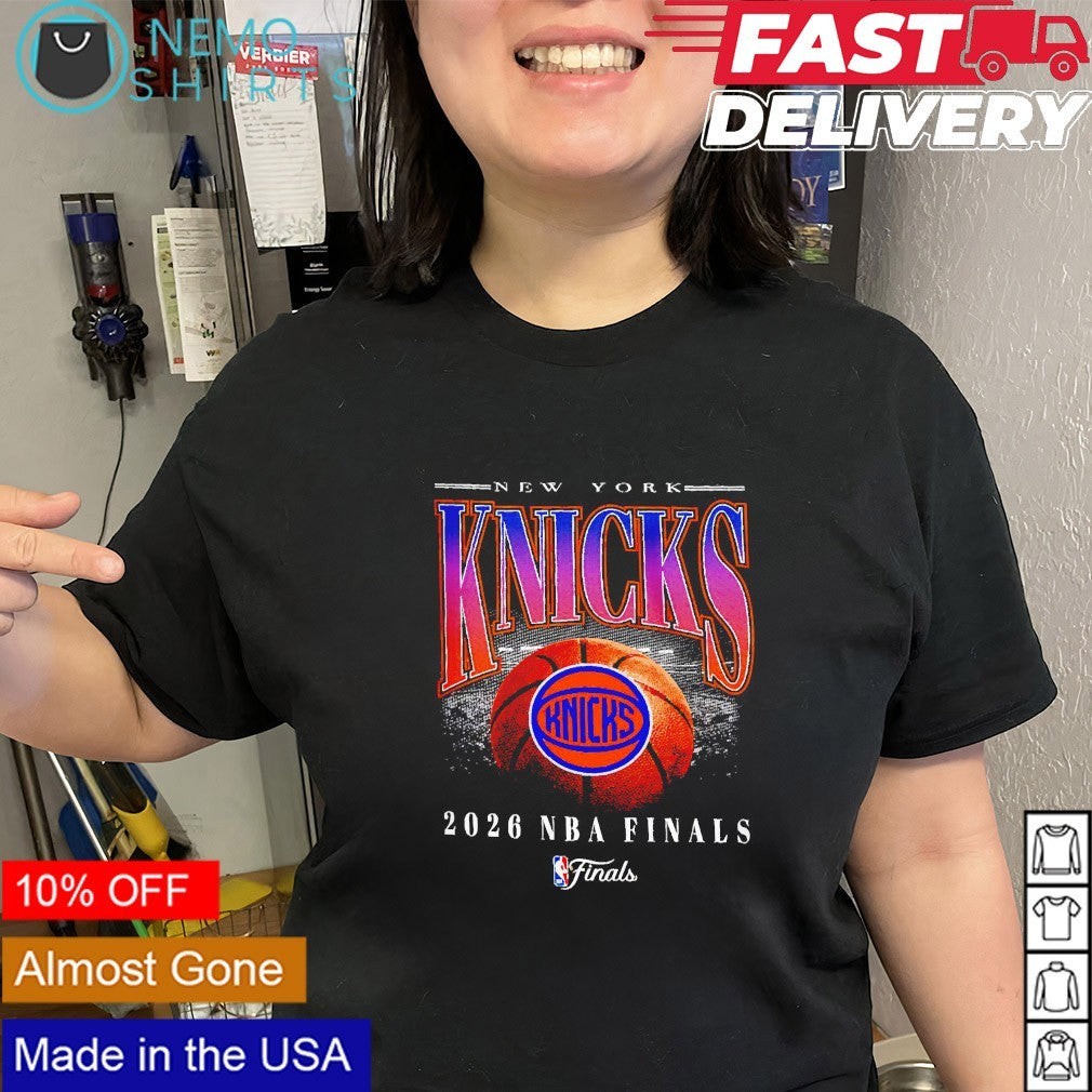 New York Knicks 2026 NBA Finals ball graphic shirt