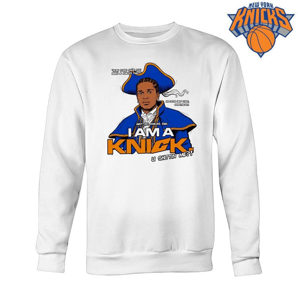 New York Knicks Champions NBA 2026 A$AP Rocky I Am A Knick Shirt