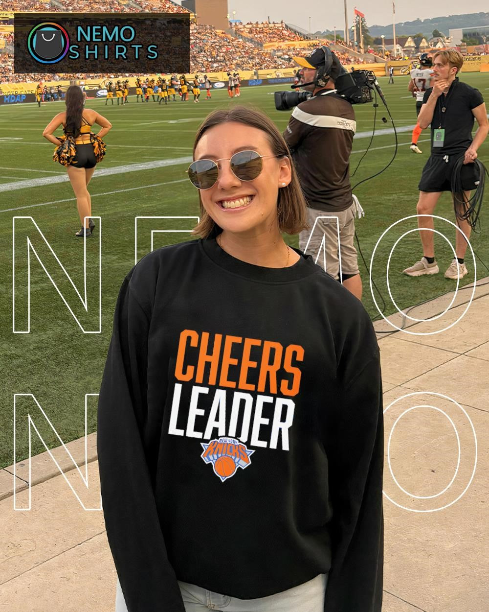 New York Knicks Cheers Leader logo shirt