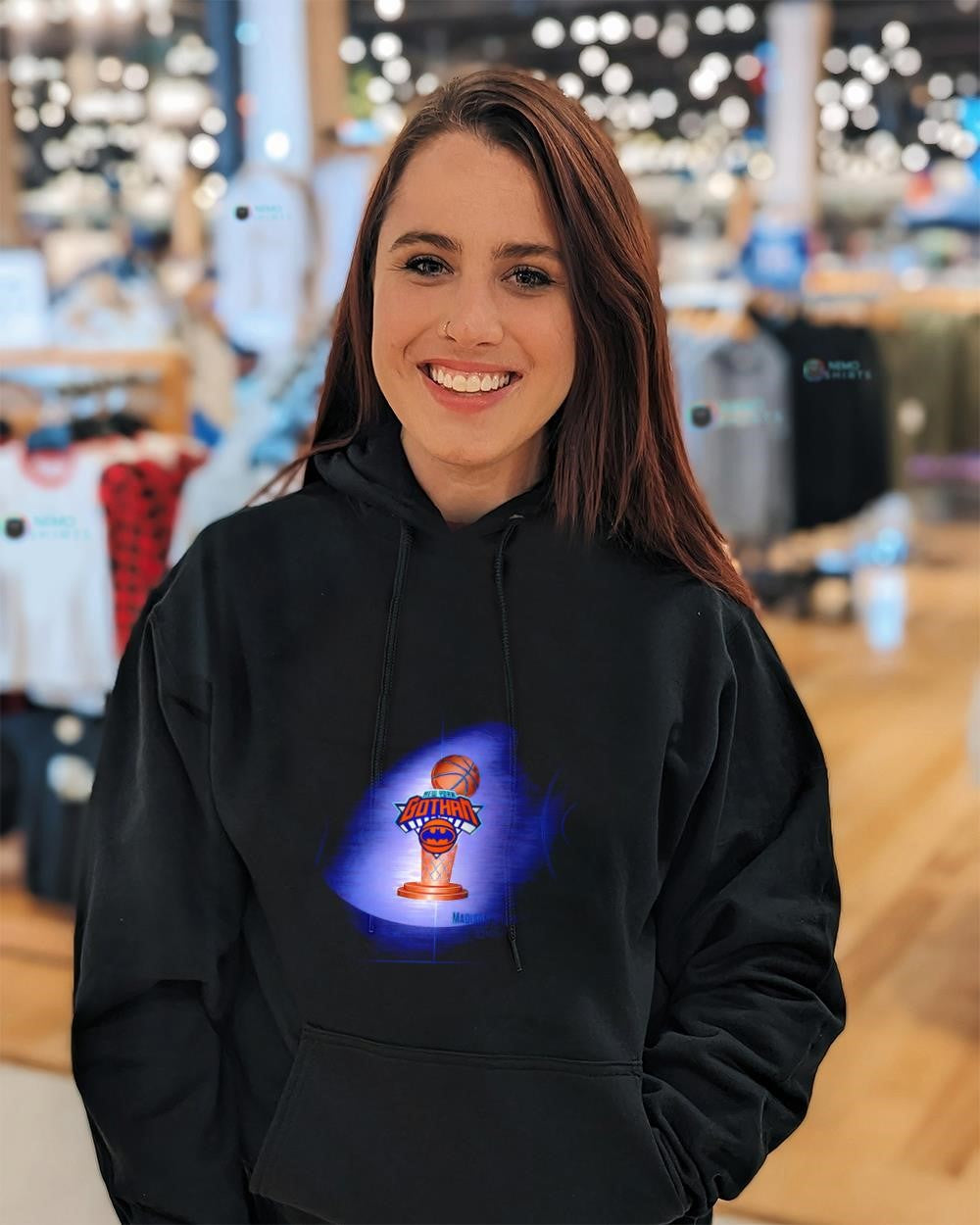 New York Knicks Gotham Batman basketball trophy shirt