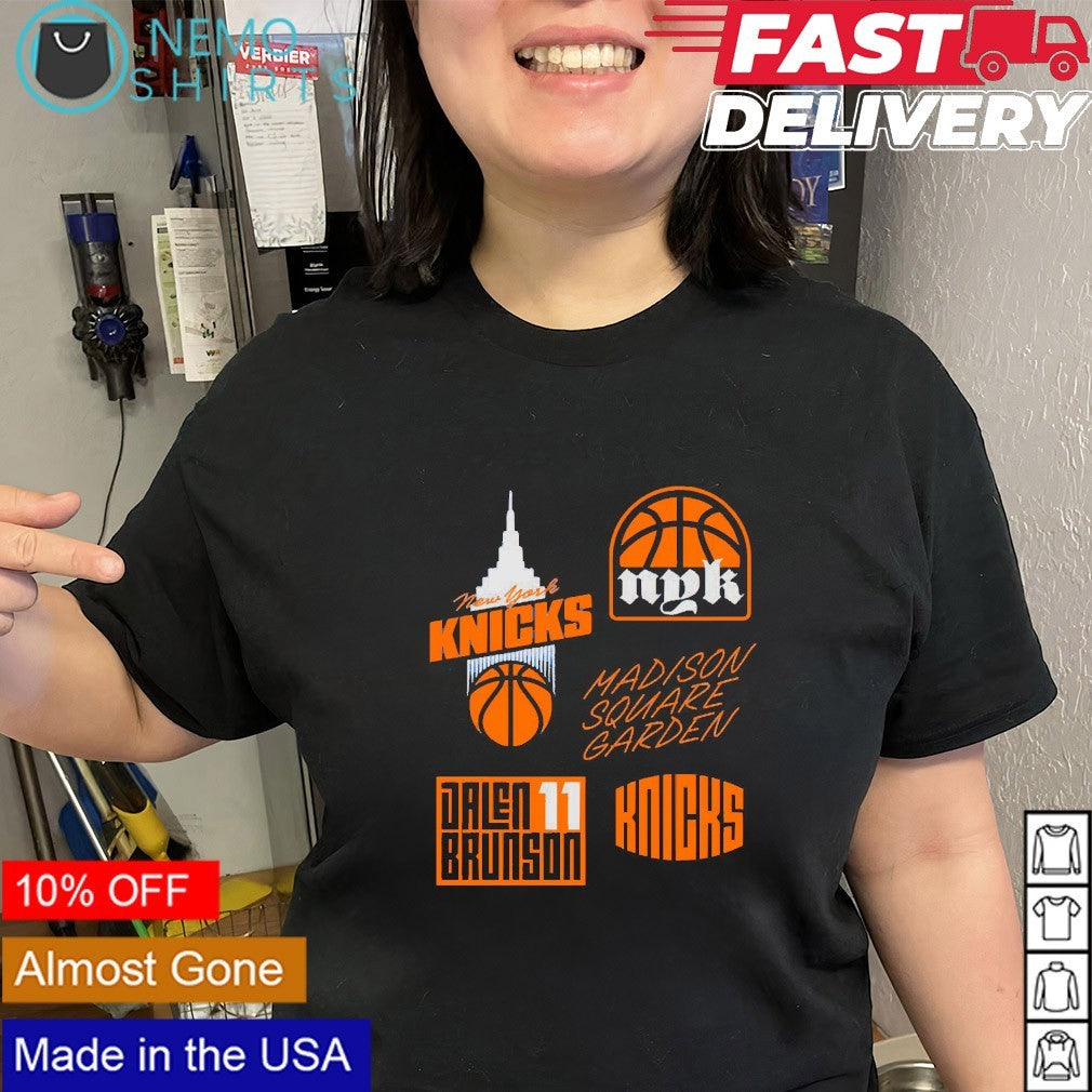 New York Knicks Jalen Brunson Madison Square Garden shirt