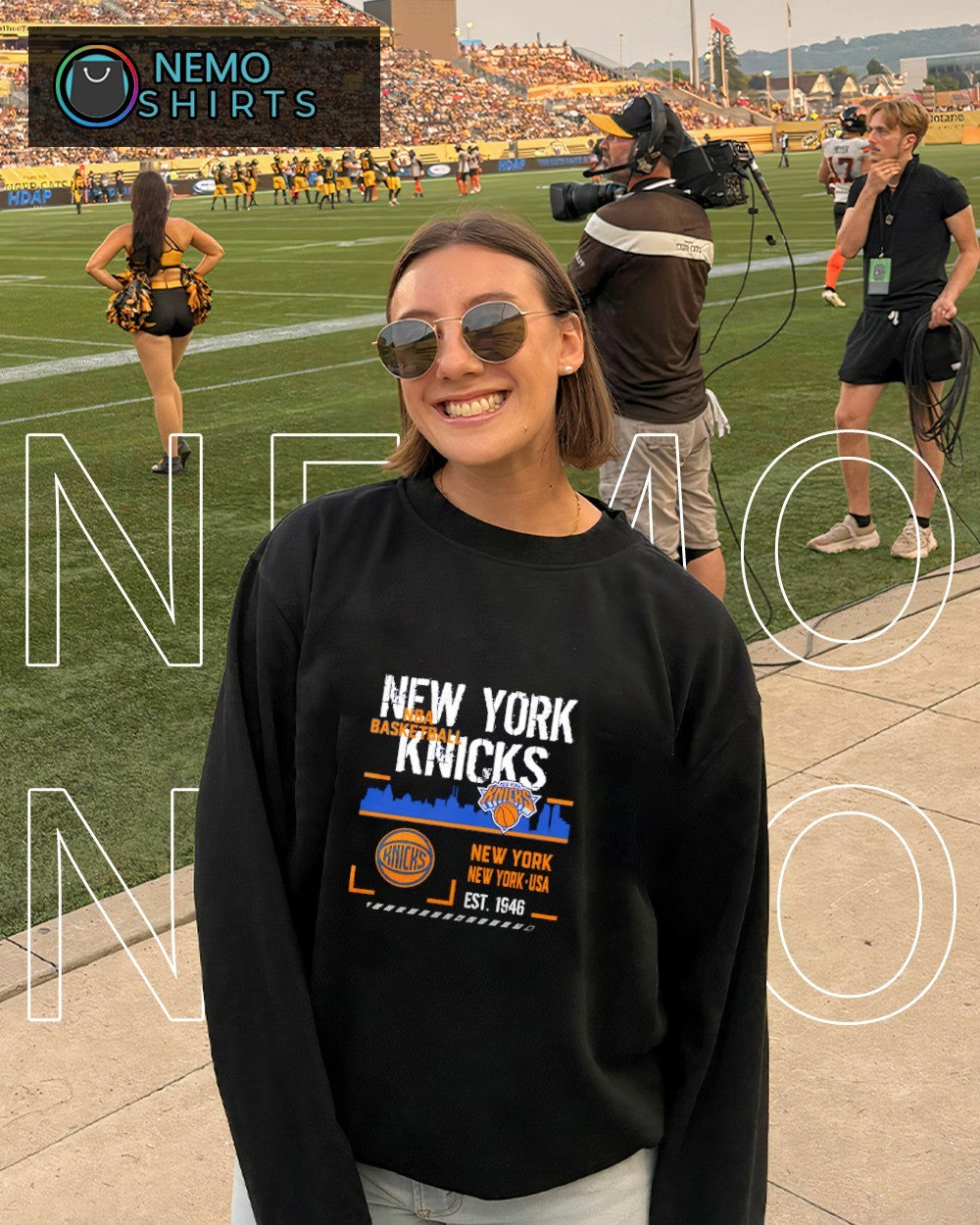 New York Knicks NBA basketball USA est 1946 logo shirt