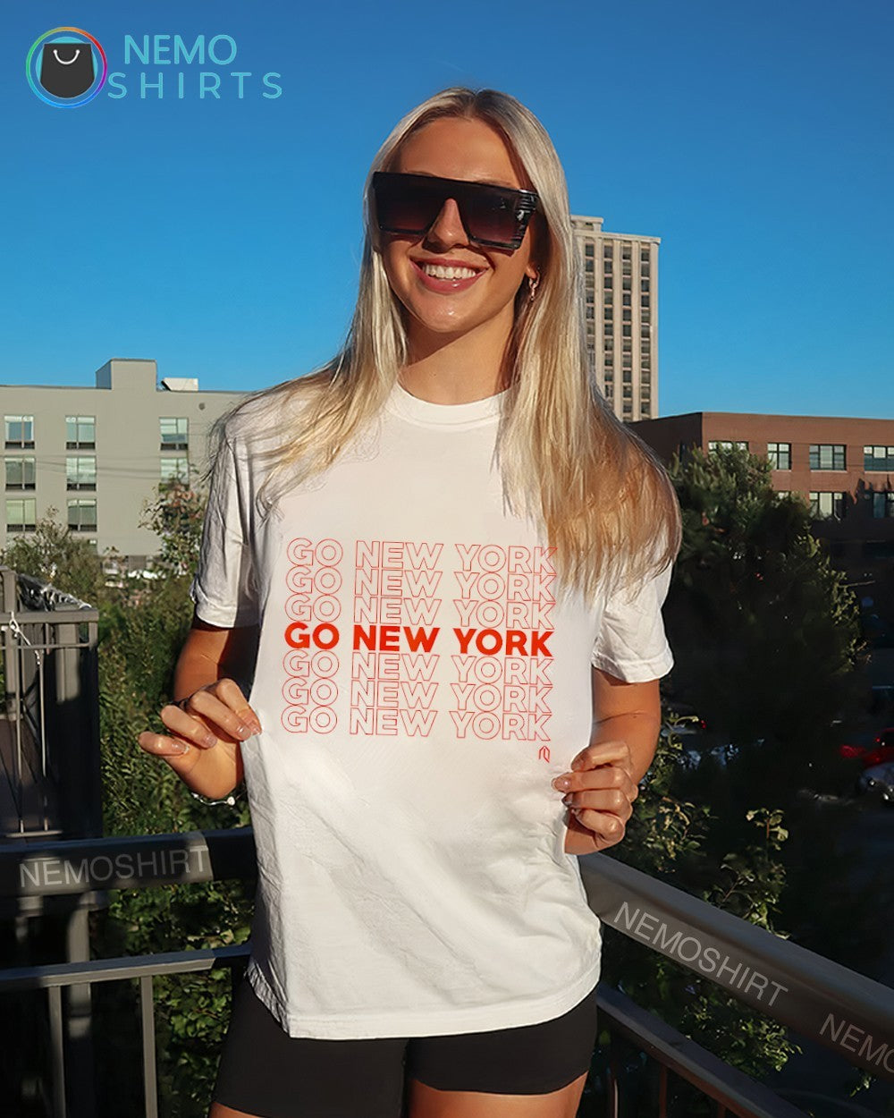 New York Knicks go New York shirt