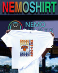 New York Knicks gradient wordmark logo shirt