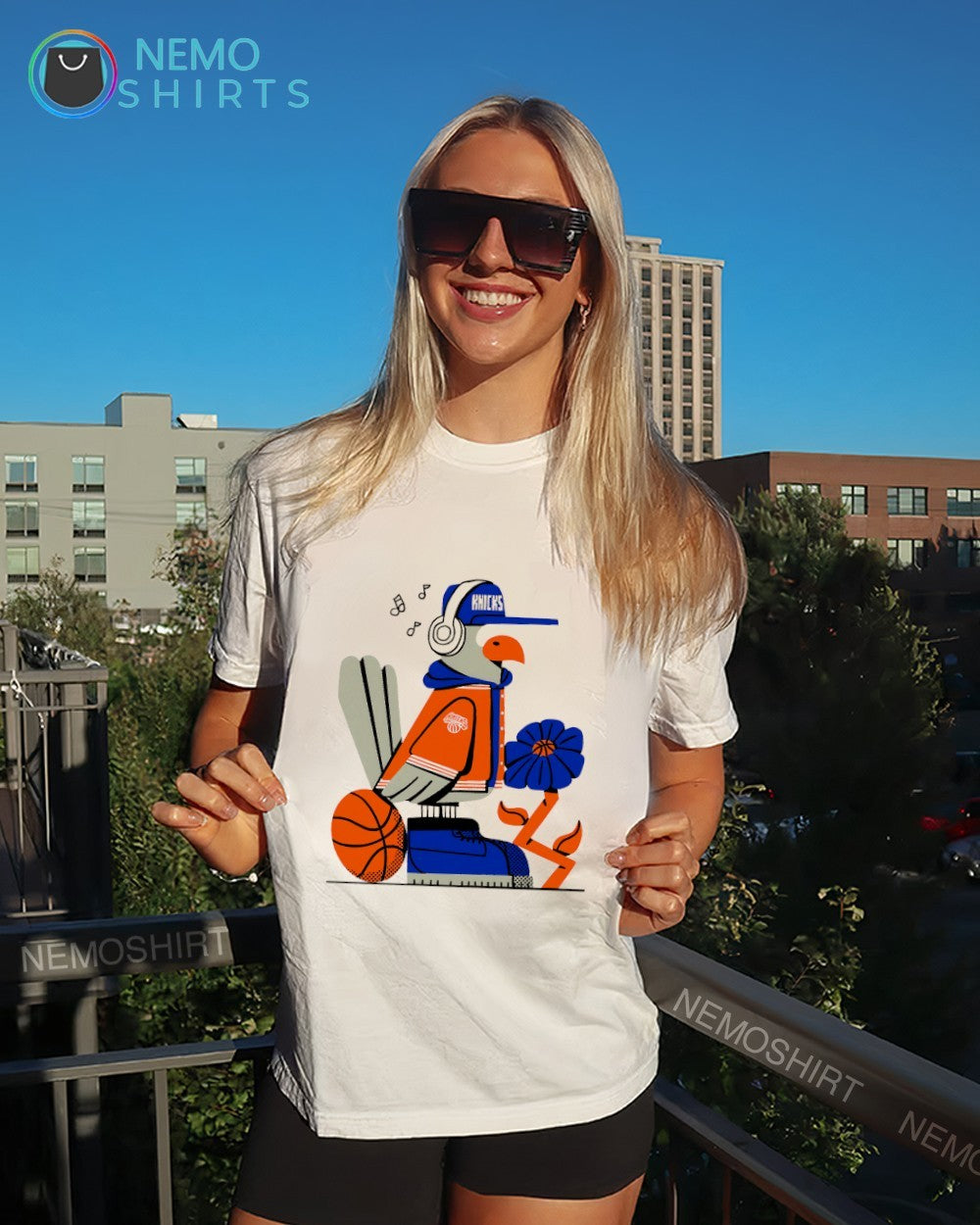New York Knicks pigeon gear shirt