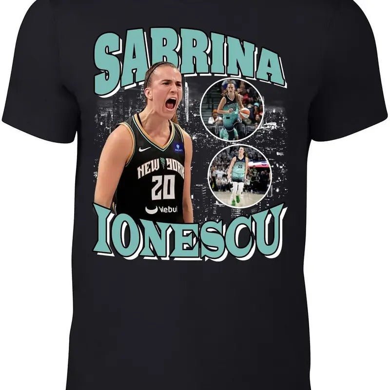 New York Sabrina Ionescu Bootleg Style T-Shirt Hoodie, Sweatshirt | CiraTrend.com