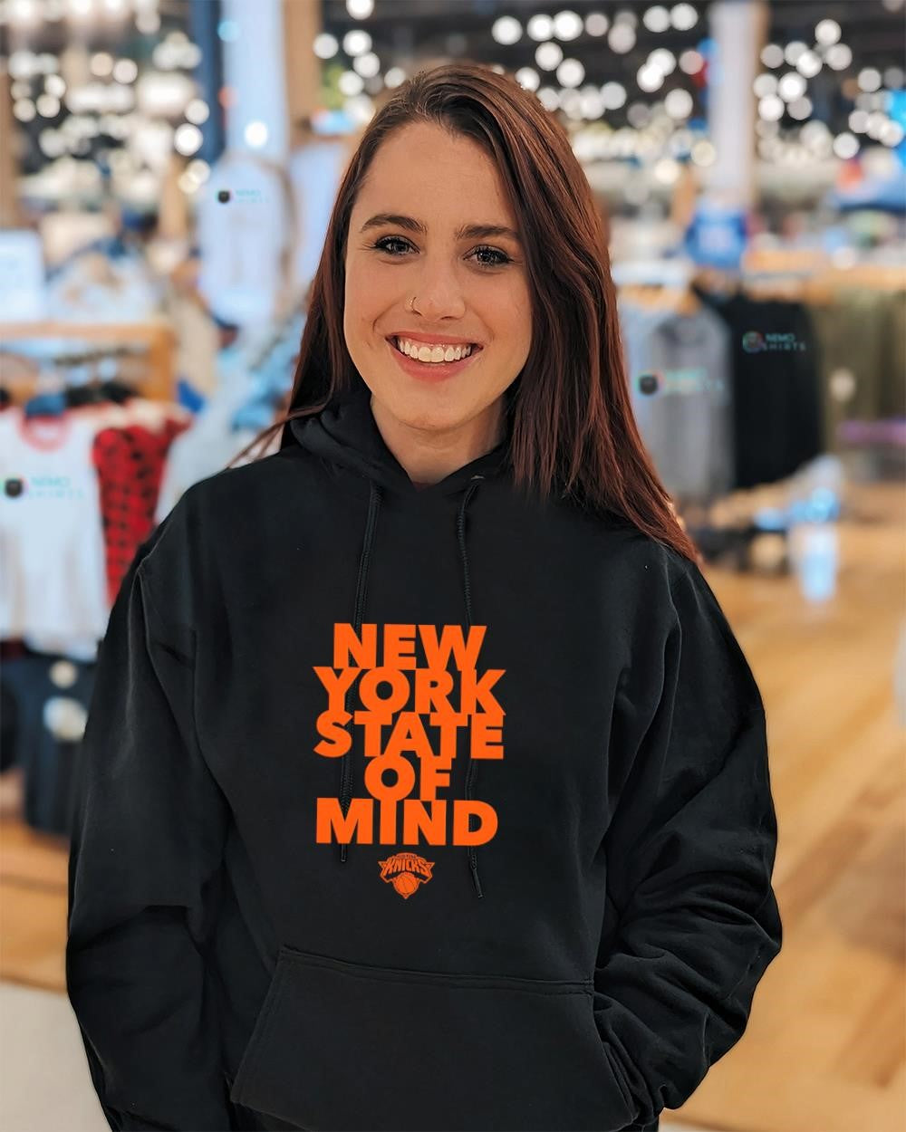 New York State of Mind New York Knicks logo shirt
