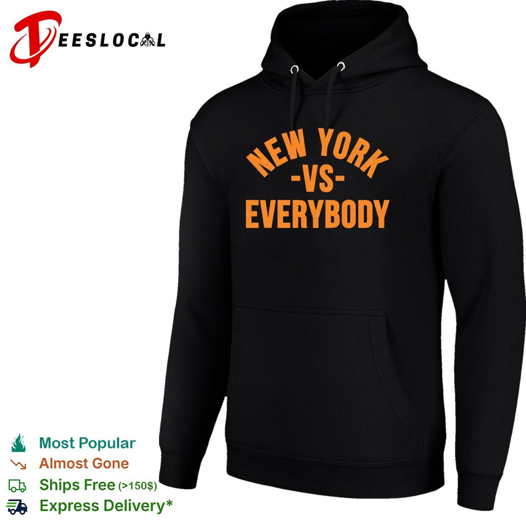 New York vs Everybody bold city slogan shirt