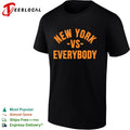New York vs Everybody bold city slogan shirt