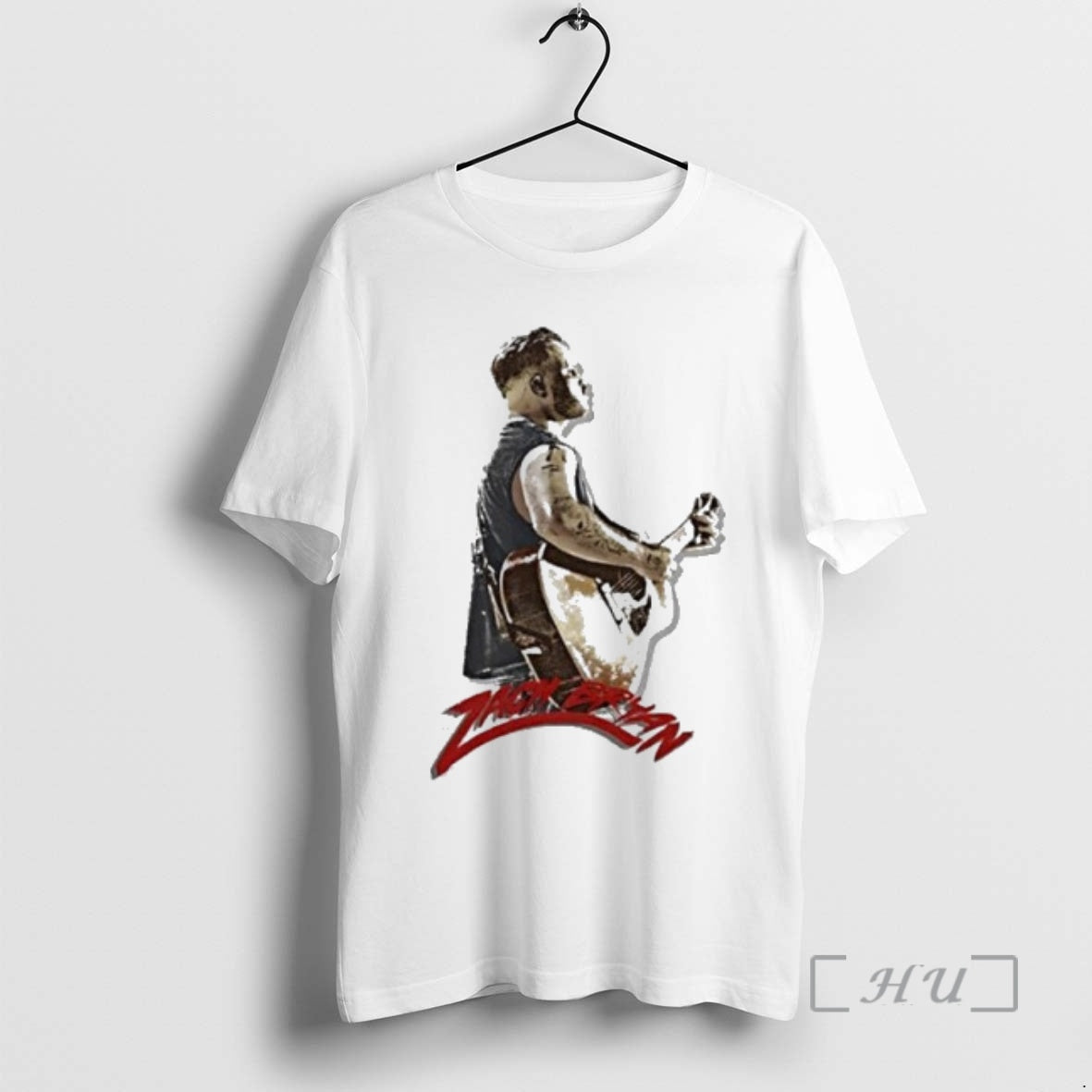 New Zach Bryan Silhouette Zach Playing The Guitar T-Shirts, Hoodie, Sweatshirt | CiraTrend.com