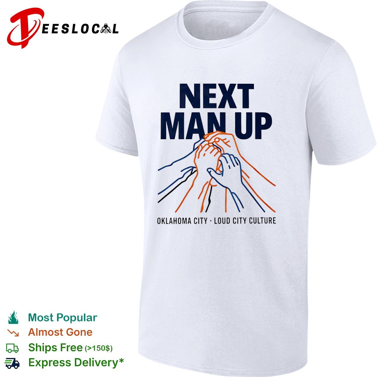Next Man Up Oklahoma City Loud City Culture basketball shirt