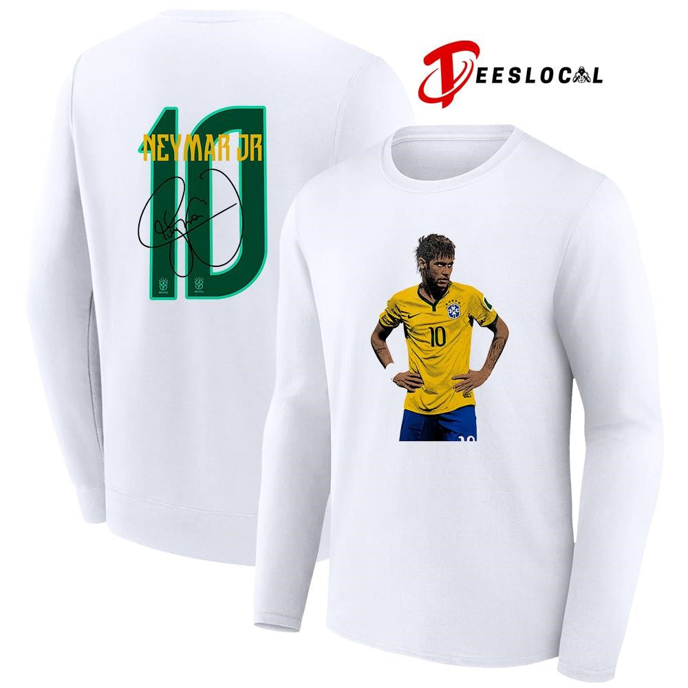 Neymar World Cup name and number signature shirt
