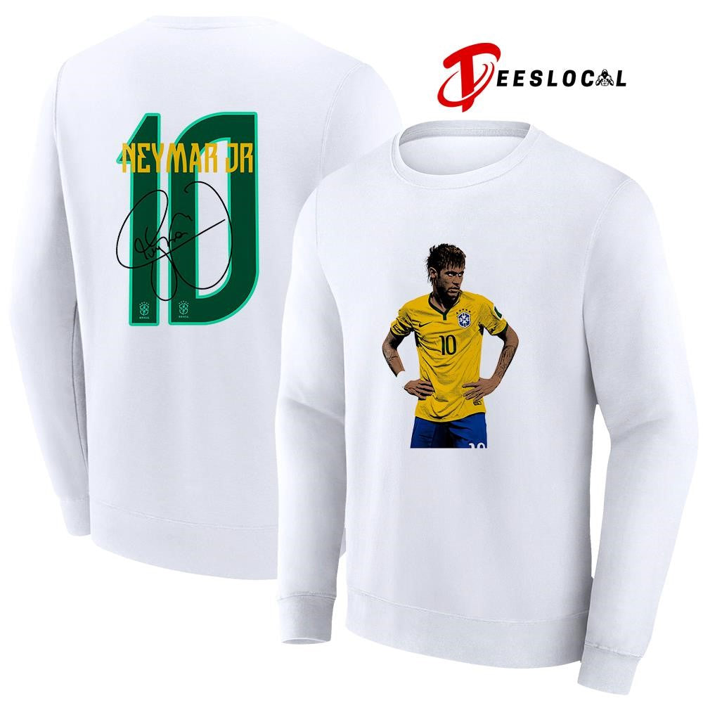 Neymar World Cup name and number signature shirt