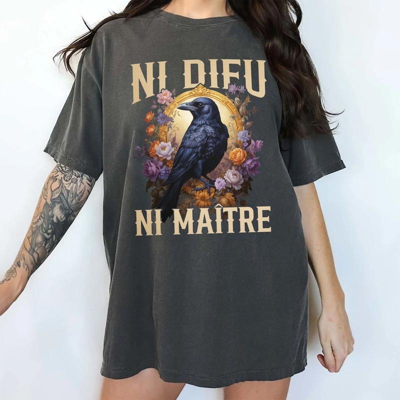 Ni Dieu Ni Maitre Comfort Colors Shirt, Anarchist T-shirt, Activist Protest Graphic Tee, Human Rights Clothing,...