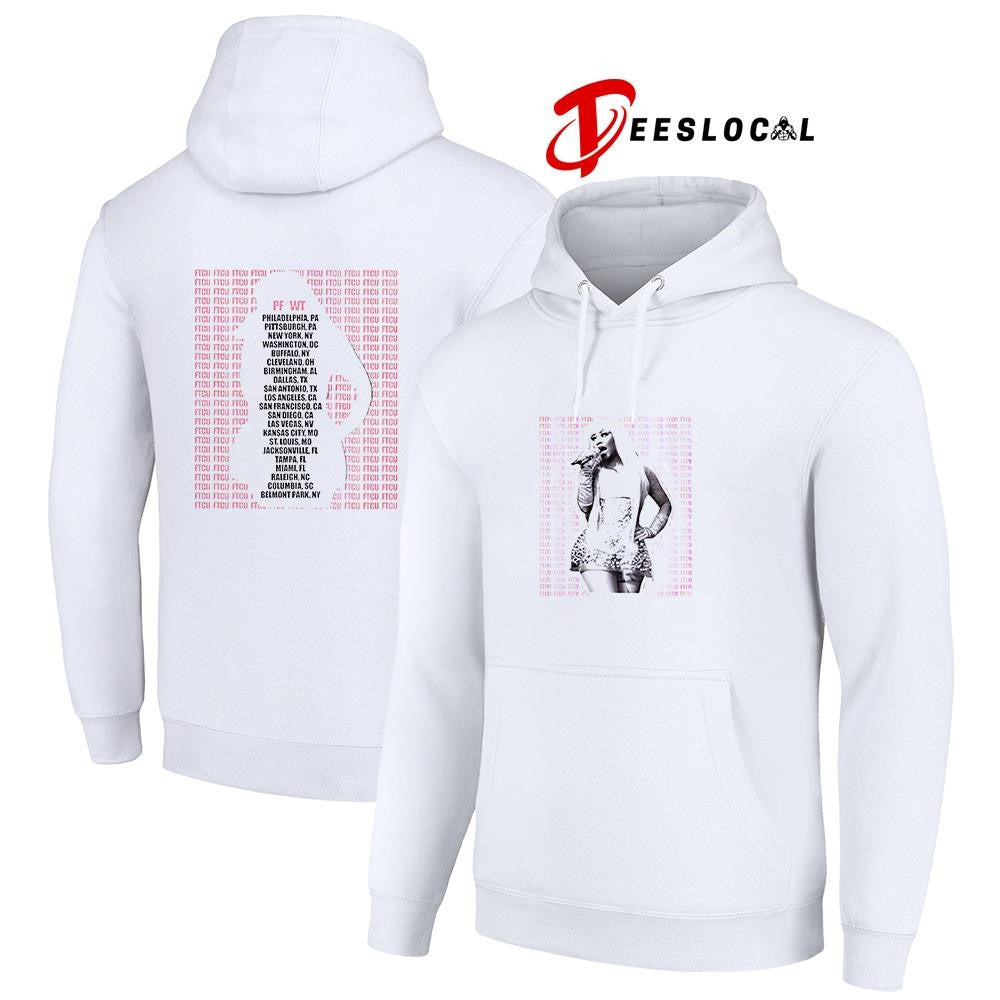 Nicki Minaj cutout box PF2WT locations graphic shirt