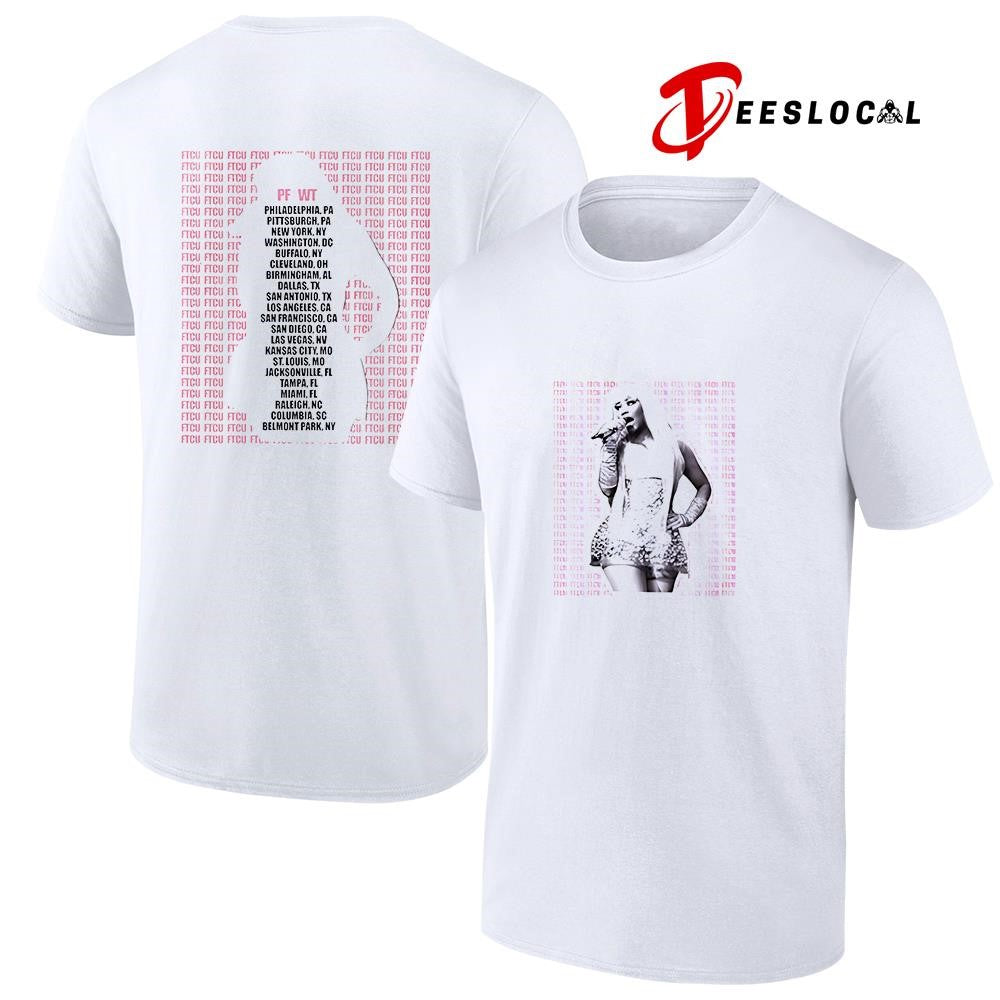 Nicki Minaj cutout box PF2WT locations graphic shirt