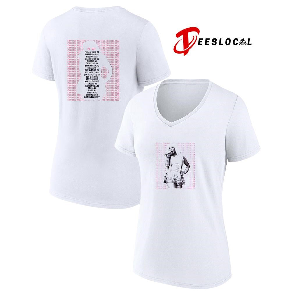 Nicki Minaj cutout box PF2WT locations graphic shirt