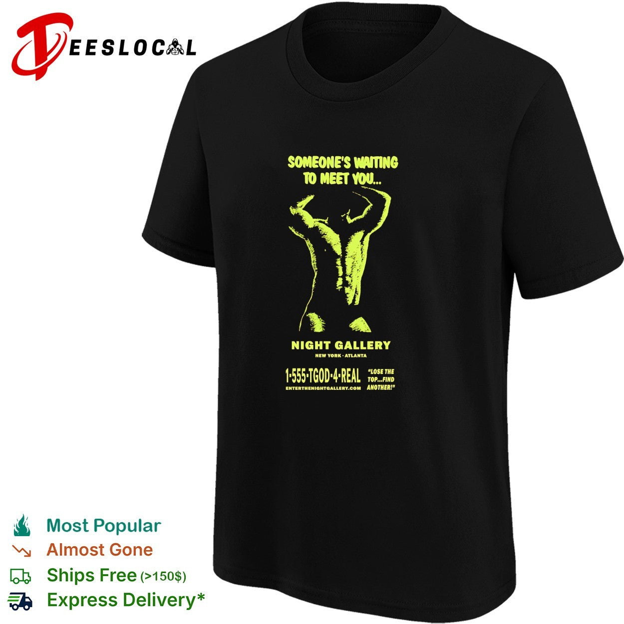 Night Gallery New York Atlanta nightclub shirt