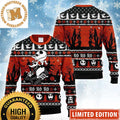 Nightmare Before Christmas Jack Skellington And Zero Horror Christmas Night Holiday Ugly Sweater