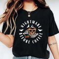 Nightmare Before Coffee T-Shirt, Halloween Skull Shirt, Unisex Coffee Lover Gift Tee, Spooky Season Tee Hoodie, Sweatshirt