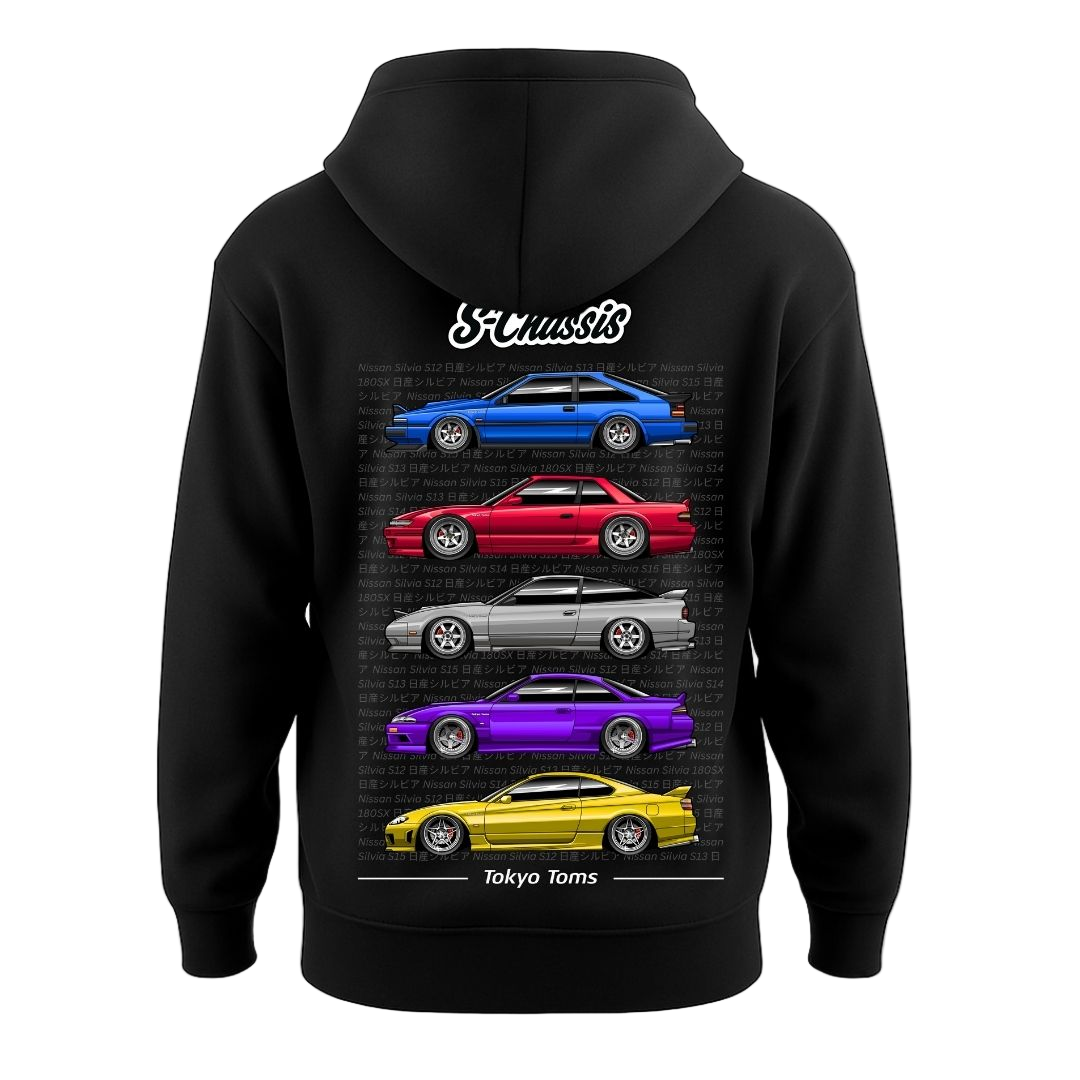 Nissan Silvia S12–S15 Generations – Hoodie T-Shirts, Sweatshirt | CiraTrend.com (Image 1)