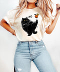 No Kings in America Black Cat Tshirt, No Kings Shirt, Funny Political Meme T-Shirt, Patriotic Shirt, Lady Liberty Tee,...