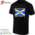 No Scotland no party flag shirt