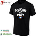 No Scotland no party saltire flag shirt