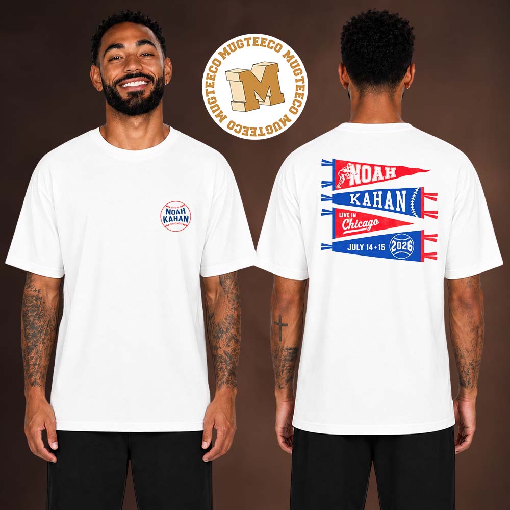 Noah Kahan Chicago Event Tee At Wrigley Field On July 14 And 15 2026 T Shirt