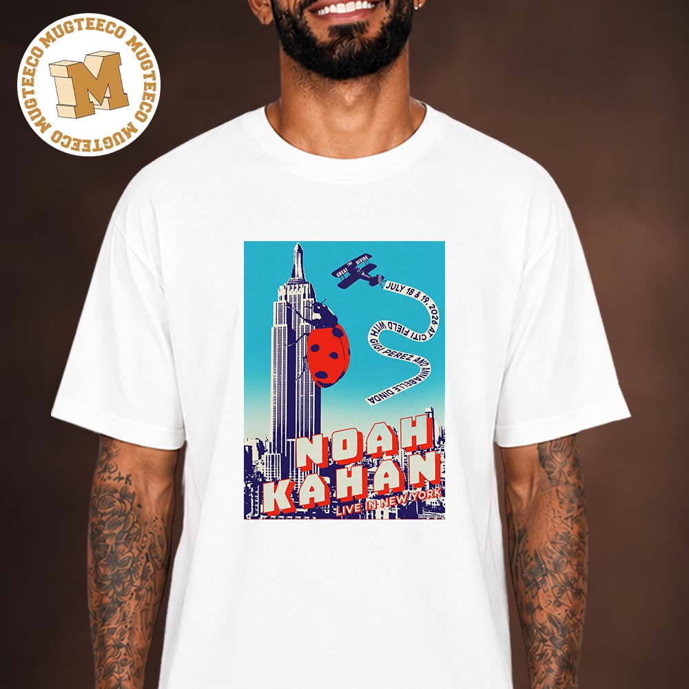 Noah Kahan New York 2026 Even Poster At City Field On July 18 19 2026 Unisex T Shirt