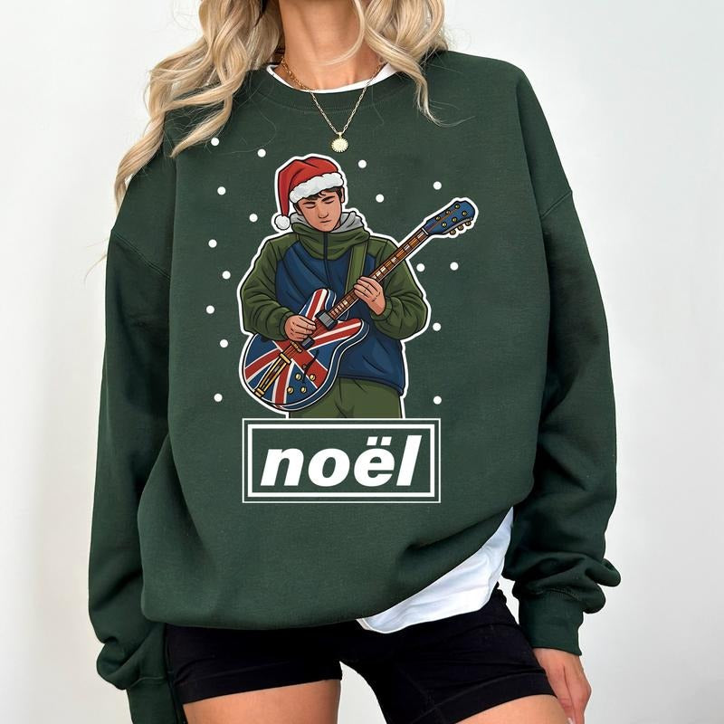 Noel Gallagher Christmas Jumper - Oasis Christmas Themed Sweatshirt for Music Fans T-Shirts, Hoodie | CiraTrend.com