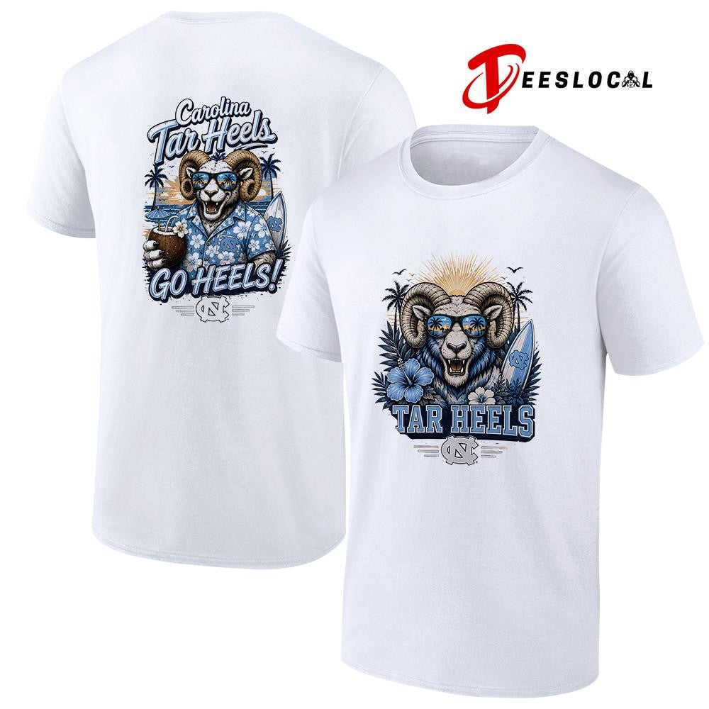 North Carolina Tar Heels NCAA Tropical mascot shirt