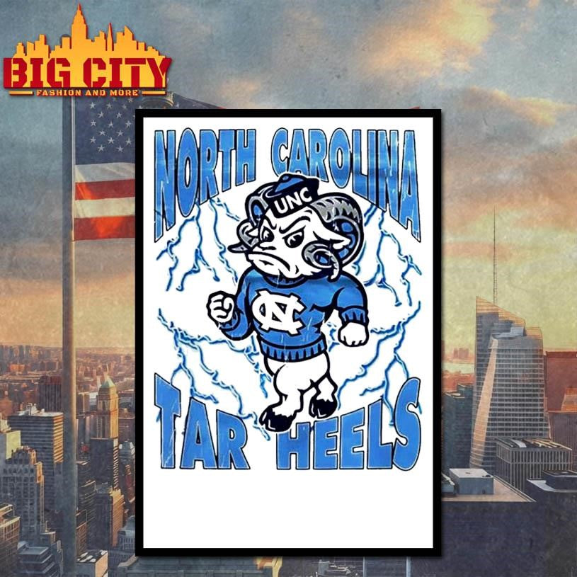North Carolina Tar Heels basketball running 2025 mascot Shirt