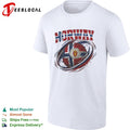 Norway flag soccer ball shirt
