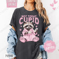Not Today Cupid Shirt Comfort Colors, Valentine's Day Women's Tee, Funny Women's Tshirt Hoodie, Sweatshirt | CiraTrend.com