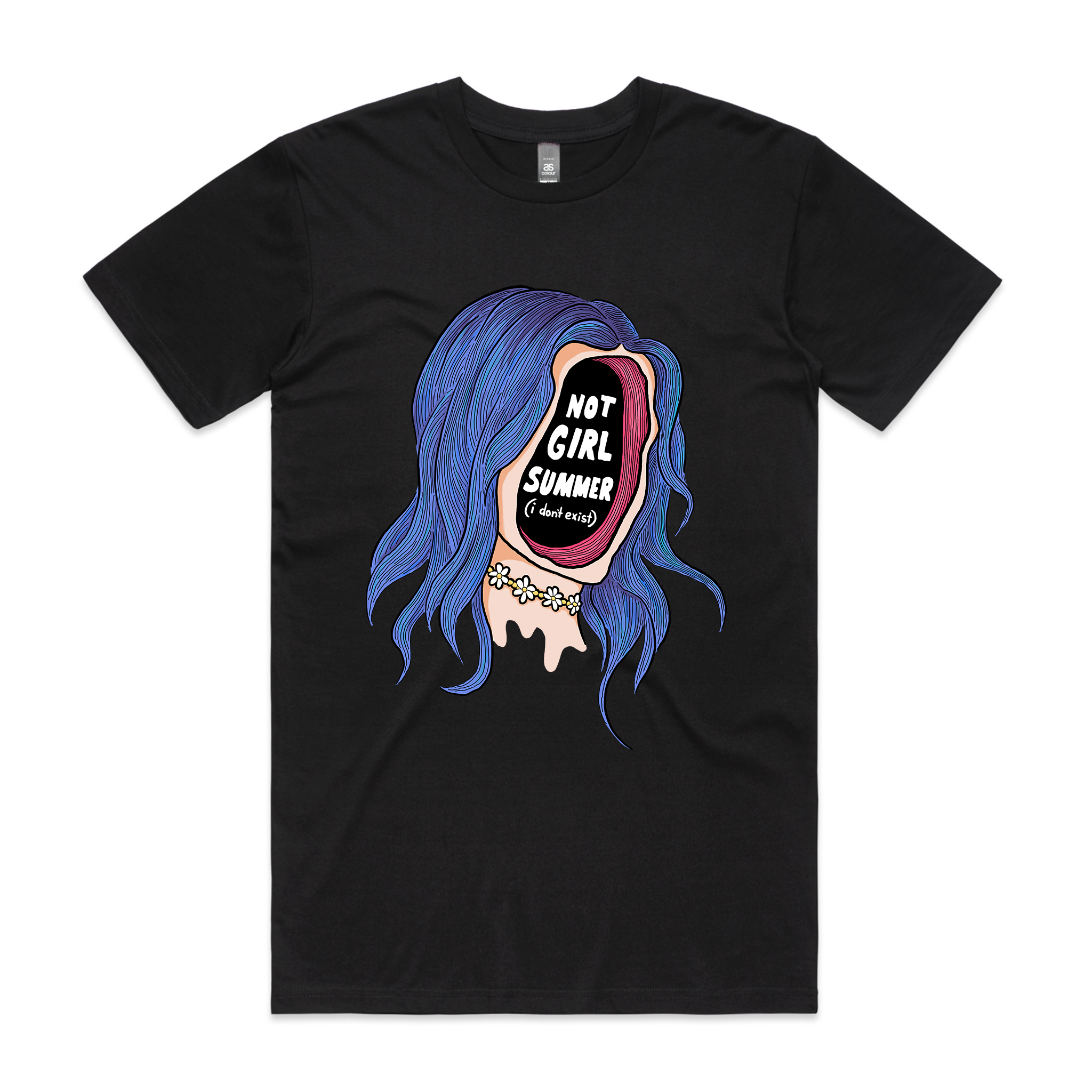 Not Girl Summer Tee Hoodie, Sweatshirt | CiraTrend.com (Image 1)