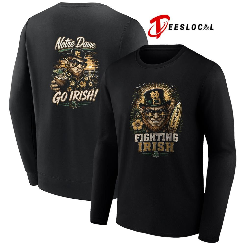 Notre Dame Fighting Irish NCAA Tropical mascot shirt