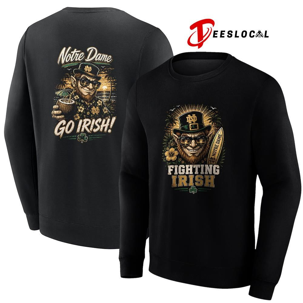 Notre Dame Fighting Irish NCAA Tropical mascot shirt