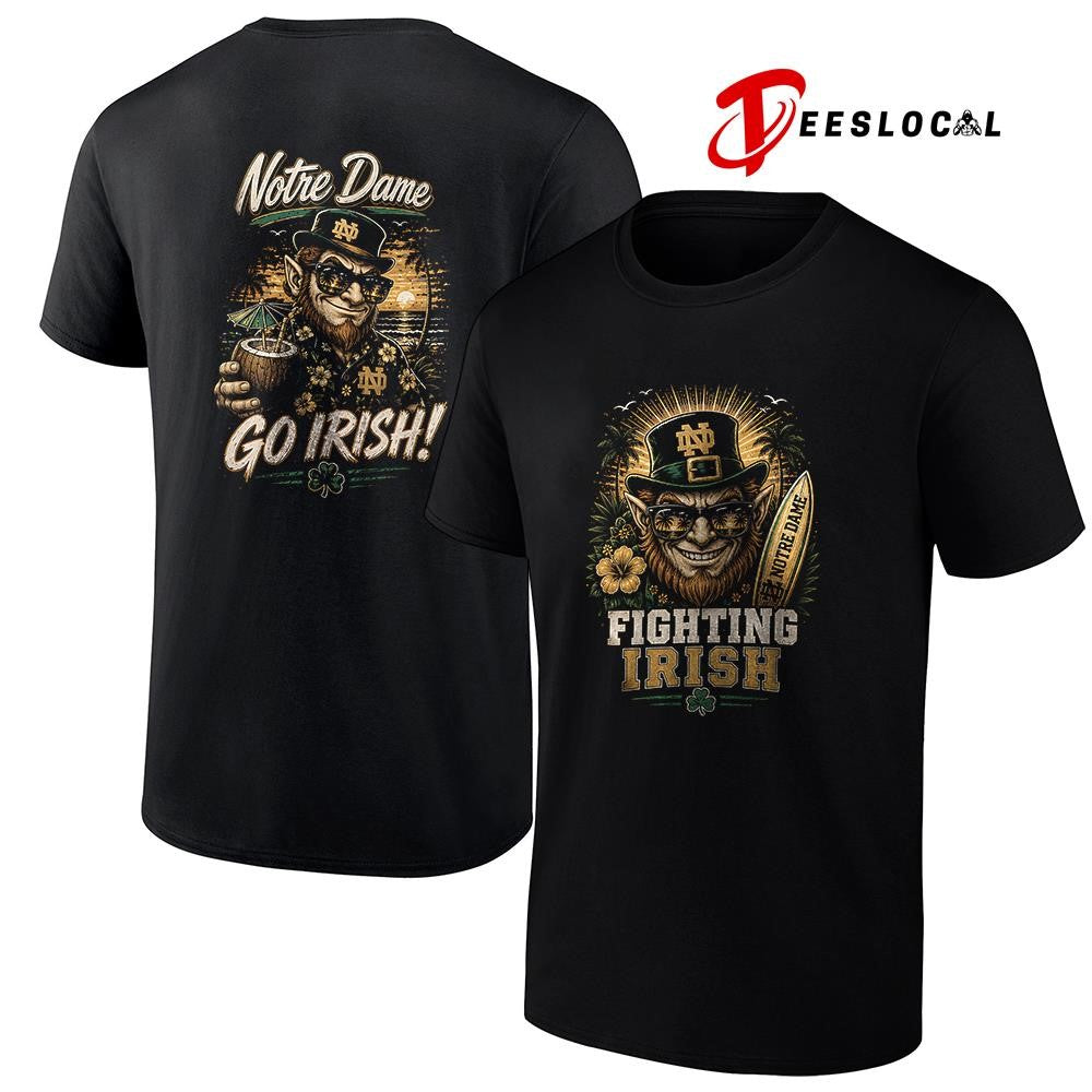 Notre Dame Fighting Irish NCAA Tropical mascot shirt