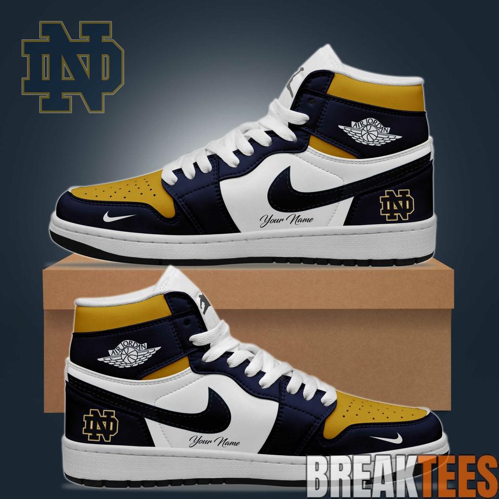 Notre Dame Fighting Irish Special New Edition Custom AJ1 Shoes