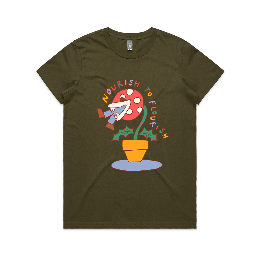 Nourish To Flourish Tee Hoodie, Sweatshirt | CiraTrend.com (Image 4)