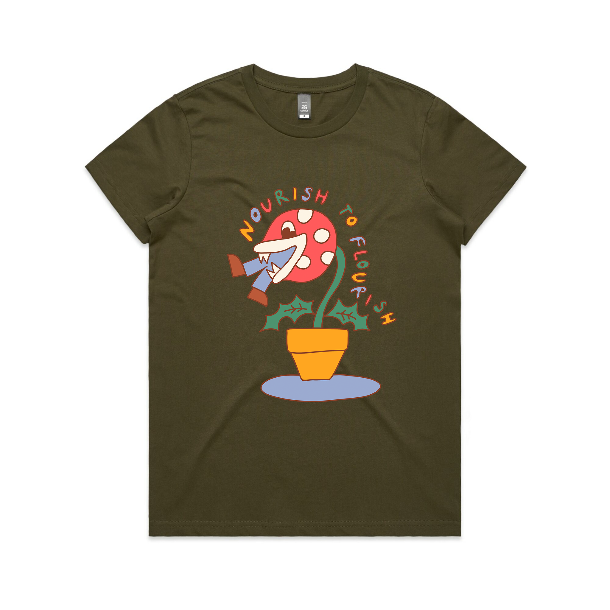 Nourish To Flourish Tee Hoodie, Sweatshirt | CiraTrend.com (Image 4)