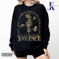 Nowhere in Existence Violence Comfort Colors Shirt, Violet Sorrengail, Bookish Shirt, Fourth Wing, Gifts for Readers,...