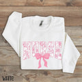 Nurse Bow Sweatshirt, Pink Coquette Nurse Crewneck, Nurse Floral Sweatshirt, Toile de Jouy Registered Nurse Sweatshirt,...