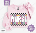Nurse Candy Hearts Sweatshirt, RN Crewneck, Valentine Women's Sweater T-Shirts, Hoodie | CiraTrend.com