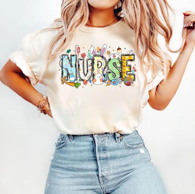 Nurse Easter Day T-shirt, Nurse Gift, Nursing, Easter Day Hoodie, Sweatshirt | CiraTrend.com
