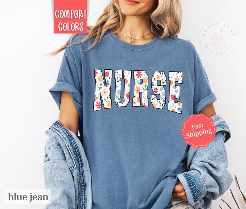 Nurse Shirt Comfort Colors, RN Shirt, Gift for Nursestyle{n002}2 Hoodie, Sweatshirt | CiraTrend.com